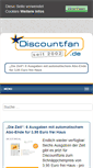 Mobile Screenshot of discountfan.de