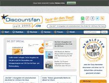 Tablet Screenshot of discountfan.de